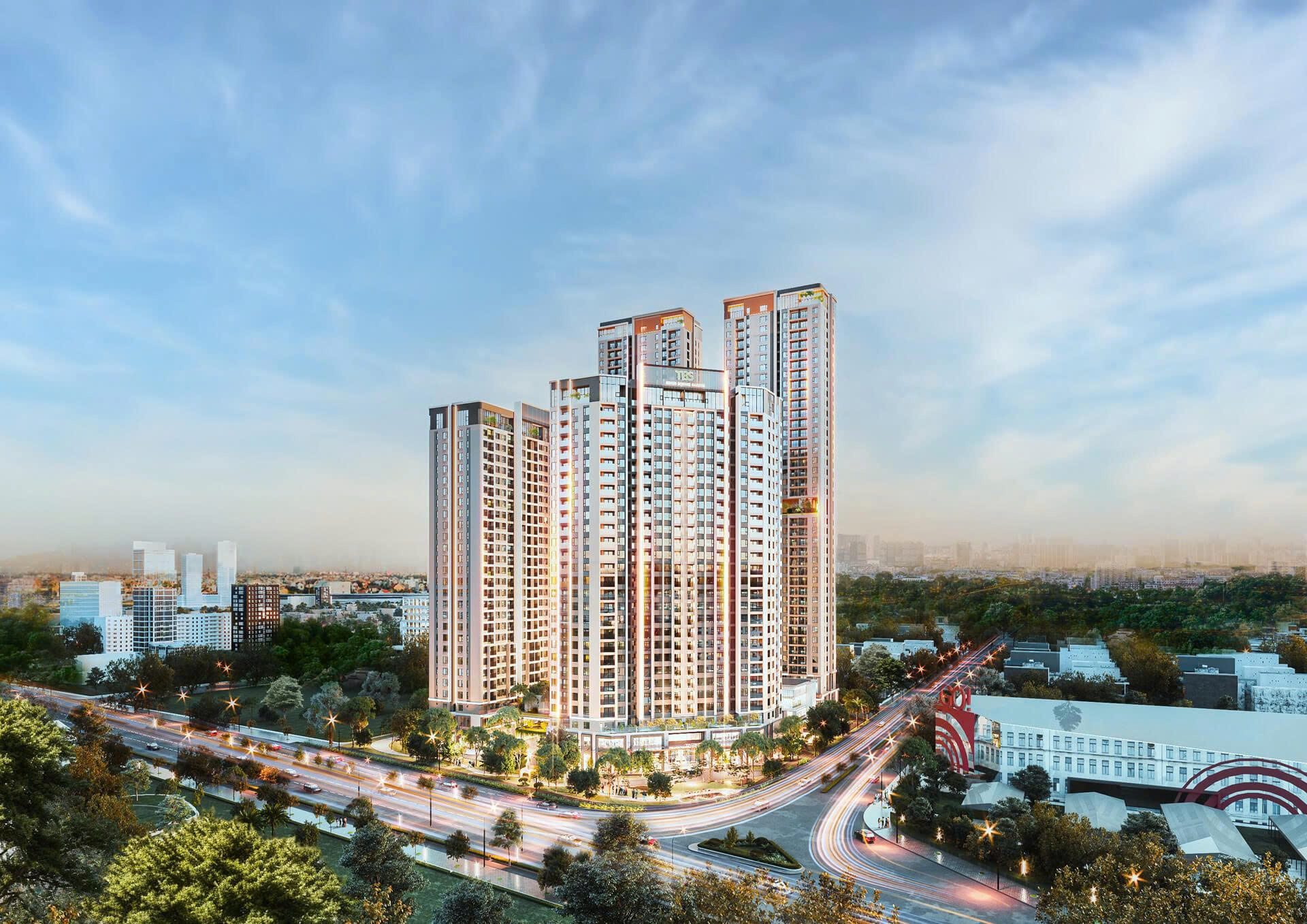 Phối Cảnh Dự án Green Tower Dĩ An